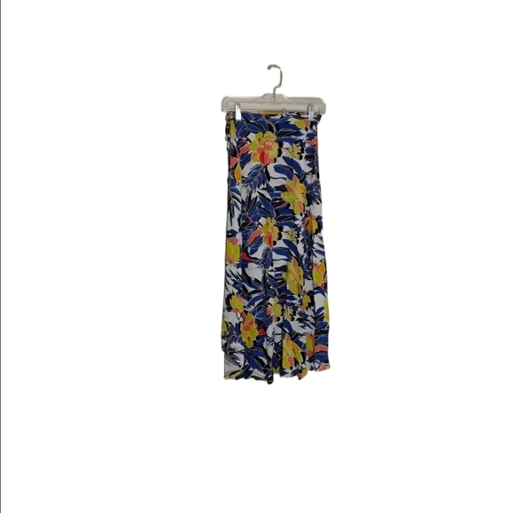 Alya For Francesca's Women's S Wrap Floral Multicolor High Low Lightweight Skirt - Picture 2 of 7